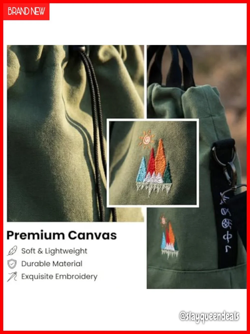 Canvas Hobo Crossbody Handbag Tote Shoulder Bag
